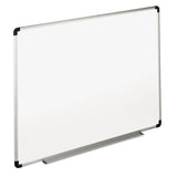 Dry Erase Board, Melamine, 36 X 24, White, Black-gray Aluminum-plastic Frame