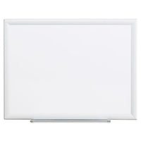 Dry Erase Board, Melamine, 24 X 18, Aluminum Frame