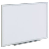 Dry Erase Board, Melamine, 36 X 24, Aluminum Frame