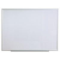 Dry Erase Board, Melamine, 48 X 36, Aluminum Frame