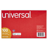 Ruled Index Cards, 5 X 8, White, 100-pack