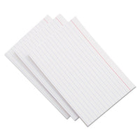 Ruled Index Cards, 5 X 8, White, 100-pack