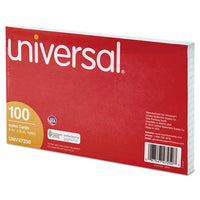 Ruled Index Cards, 5 X 8, White, 100-pack