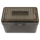 Plastic Index Card Boxes, 3" X 5", Translucent Black