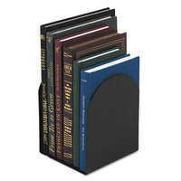 Magnetic Bookends, 6 X 5 X 7, Metal, Black