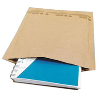 Natural Self-seal Cushioned Mailer, #5, Barrier Bubble Lining, Self-adhesive Closure, 10.5 X 16, Natural Kraft, 80-carton