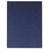 Casebound Hardcover Notebook, Wide-legal Rule, Dark Blue, 10.25 X 7.68, 150 Sheets