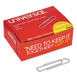 Paper Clips, Small (no. 1), Silver, 100 Clips-box, 10 Boxes-pack