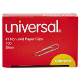 Paper Clips, Small (no. 1), Silver, 100 Clips-box, 10 Boxes-pack