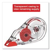 Correction Tape Dispenser, Non-refillable, 1-5" X 315", 6-pack