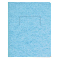 Pressboard Report Cover, Prong Clip, Letter, 3" Capacity, Light Blue