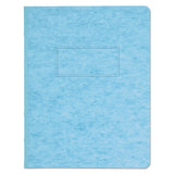 Pressboard Report Cover, Prong Clip, Letter, 3" Capacity, Light Blue