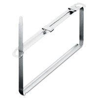 Two-piece Paper Fasteners, 3.5" Capacity, 2.75" Center To Center, Silver, 100-box