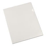 Project Folders, Letter Size, Clear, 25-pack