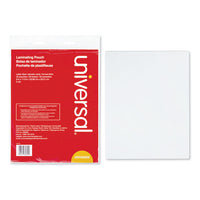 Laminating Pouches, 3 Mil, 9" X 11.5", Matte Clear, 25-pack