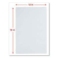 Laminating Pouches, 3 Mil, 18" X 12", Matte Clear, 25-pack