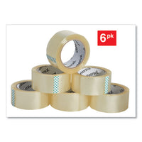 Heavy-duty Box Sealing Tape, 3" Core, 1.88" X 54.6 Yds, Clear, 6-box