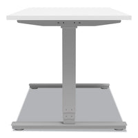Essentials Electric Sit-stand Desk, 55.1" X 27.5" X 25.9" To 51.5", White-aluminum