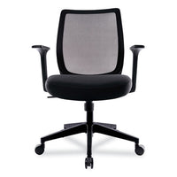 Essentials Mesh Back Fabric Task Chair, Supports Up To 275 Lb, Black