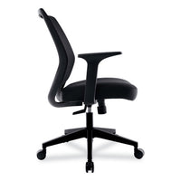 Essentials Mesh Back Fabric Task Chair, Supports Up To 275 Lb, Black