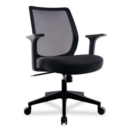 Essentials Mesh Back Fabric Task Chair, Supports Up To 275 Lb, Black