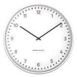 Essentials Contemporary Round Wall Clock, 15" Overall Diameter, White Case, 1 Aa (sold Separately)