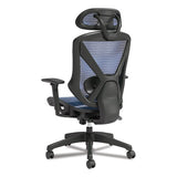 Flexfit Dexley Mesh Task Chair, Supports Up To 275 Lb, Blue Seat-back, Black Base