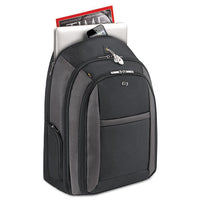 Pro Checkfast Backpack, 16", 13 3-4" X 6 1-2" X 17 3-4", Black