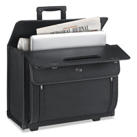 Classic Rolling Catalog Case, 16", 18" X 8" X 14", Black