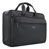 Classic Smart Strap Briefcase, 16", 17 1-2" X 5 1-2" X 12", Black