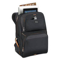 Urban Backpack, 17.3", 12 1-2" X 8 1-2" X 18 1-2", Black