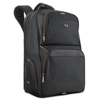 Urban Backpack, 17.3", 12 1-2" X 8 1-2" X 18 1-2", Black