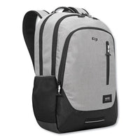 Region Backpack, For 15.6" Laptops, 13 X 5 X 19, Light Gray