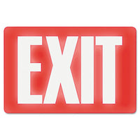 Glow In The Dark Sign, 4 X 13, Red Glow, Fire Extinguisher