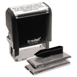 Self-inking Do It Yourself Message Stamp, 3-4 X 1 7-8