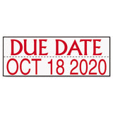 Custom Dater, Self-inking, 1 5-8 X 1, Black-blue-red