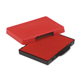 Trodat T5460 Dater Replacement Ink Pad, 1 3-8 X 2 3-8, Red