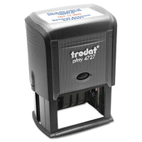 Custom Dater, Self-inking, 2 X 1 3-16, Black-blue-red