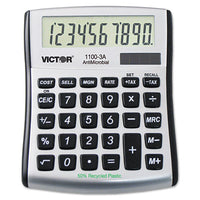 1100-3a Antimicrobial Compact Desktop Calculator, 10-digit Lcd