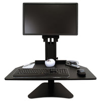 High Rise Standing Desk Workstation, 28w X 23d X 15.5h, Black