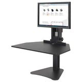 High Rise Standing Desk Workstation, 28w X 23d X 15.5h, Black