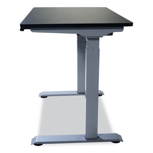 Electric Height Adjustable Standing Desk, 36 X 23.6 X 28.7 To 48.4, Black, Ships In 1-3 Business Days