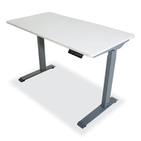 Electric Height Adjustable Standing Desk, 48 X 23.6 X 28.7 To 48.4, White, Ships In 1-3 Business Days