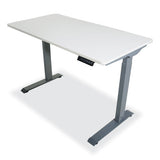 Electric Height Adjustable Standing Desk, 48 X 23.6 X 28.7 To 48.4, White, Ships In 1-3 Business Days