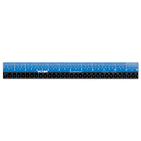 Easy Read Stainless Steel Ruler, Standard-metric, 18", Blue