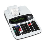 Pl8000 One-color Prompt Logic Printing Calculator, Black Print, 8 Lines-sec