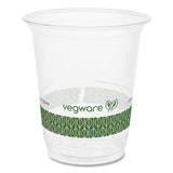 76-series Cold Cup, 7 Oz, Clear/green, 1,000/carton