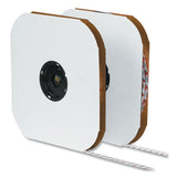 Sticky-back Fasteners, Loop Side, 0.5" Dia, White, 1,440-carton