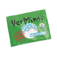 Vermints Organic Mints-pastilles, Wintergreen, 2 Mints-0.7 Oz, Indivdually Wrapped, 100-box