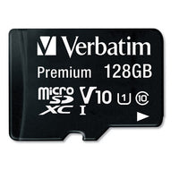 128gb Premium Microsdxc Memory Card With Adapter, Up To 90mb-s Read Speed